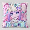 Game NEEDY GIRL OVERDOSE Cushion Cover Short Plush Cushion Cover Double Sided Print Washable Sofa Pillowcase Home Decor Gift