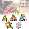 Building Block Dessert City Street View Model Kid Multi Shape Jigsaw Gift Puzzle