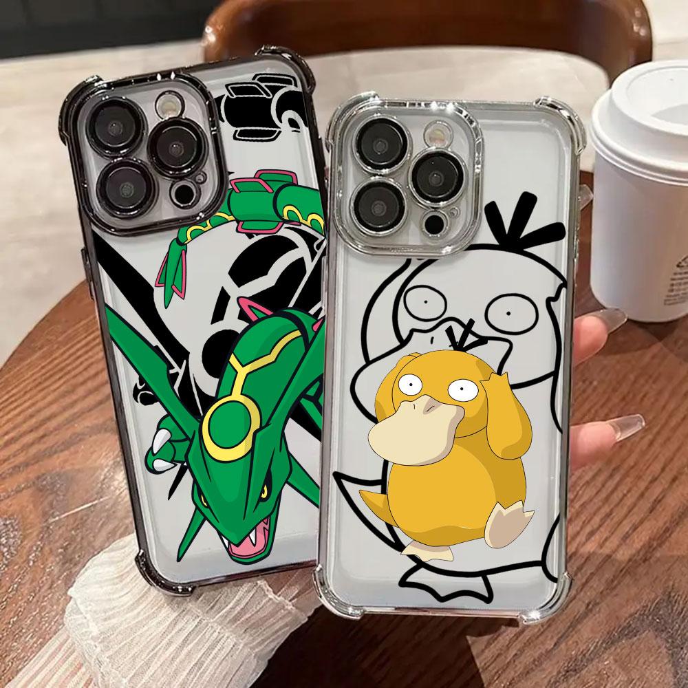 Rayquazas Psyducks Pokedexs Case For Xiaomi 17T 15T 14T Pro Cases Poco X6 X7 F5 F7 F8 Ultra M7 M8 X8 Pro Max Silicone Soft Cover