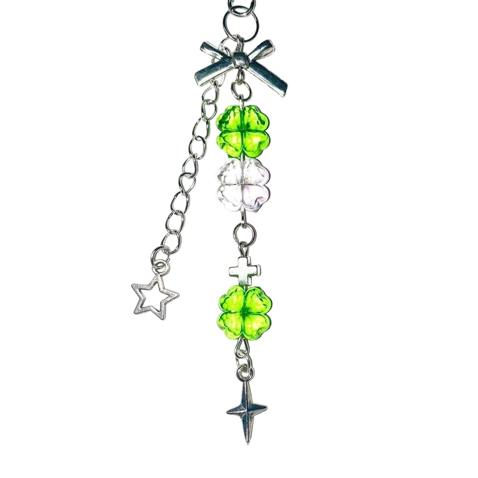 

Уникальный эстетичный брелок для ключей в виде звезды, подвеска для телефона, милый аксессуар из серебряного сплава для женщин и девочек