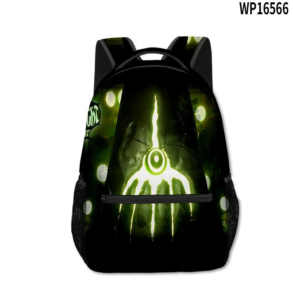 Dessin Animé Cool Le Quartier du Gaslight Sac à Dos Étudiant Cahier Sacs à Dos Impression 3D Oxford Imperméable Sacs à Dos de Voyage pour Garçons/Filles