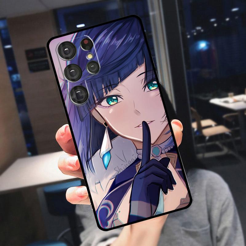 Yelan Genshin Impact Cover For Samsung Galaxy S24 Ultra S25 S22 S23 Plus S20 S21 FE S9 S10 S23 FE Phone Case