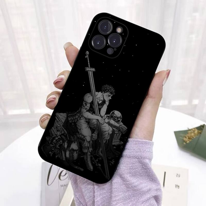 Berserk Guts Telefon Fall Für iPhone 8 7 6 6S Plus X SE 2020 XR XS 14 11 12 13 Mini Pro Max Mobile Fall