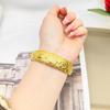 Dragon and Phoenix Centenary Harmony Engraved Pattern Double Salary Wedding Bracelet