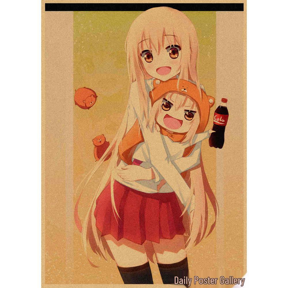 Retro Japanese Anime Poster: Himouto! Umaru-chan Decorative Wall Art 29.7X42cm (A3 size)