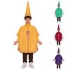 Multifunctional Role Play Outfit Includes Jacket Pants Cape Hat Roleplaying Clothes For Cosplay Event And Themed Parties