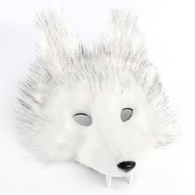 Halloween Wolf Teeth Mask Set 3D Cosplay Face Cover Party Costume Prop Adults