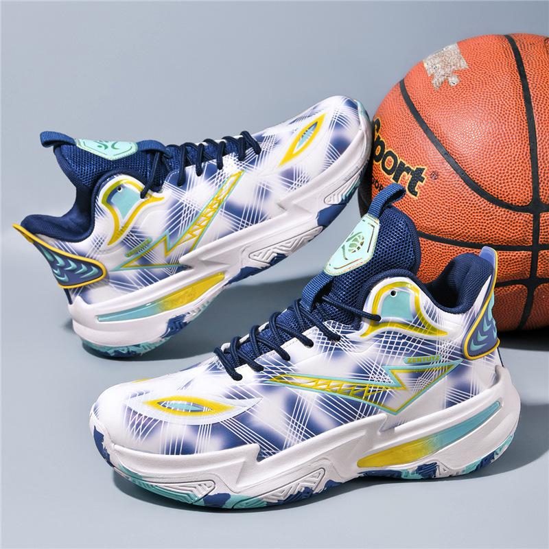 

Youth students basketball shoes men s sneakers women s leather running sneakers sports training shoes actual combat mandarin duck 35