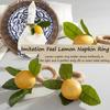1/6/12PCS for Wedding Birthday Party Plant Napkin Ring Dinnig Table Decoration  Kitchen