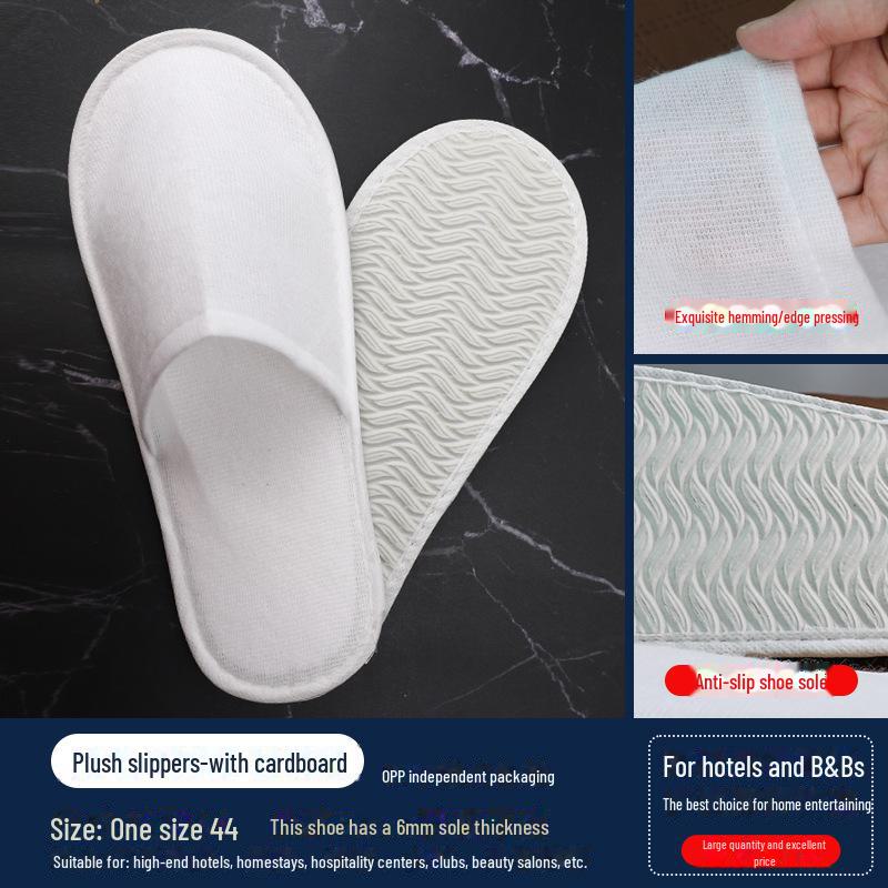 Dicke rutschfeste Winterpantoffeln für Hotels und Pensionen – Ideal zum Baden