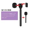 TOPINCN Wireless Microphone Adapter G1 Lark Synco Compatible Handheld Holder Stand Kit 2 Pieces Lightweight Portable Interview Use