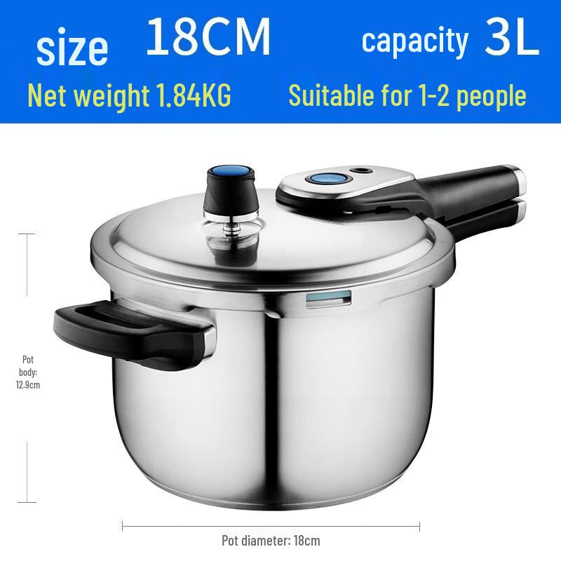 ASD 304 Stainless Steel Pressure Cooker