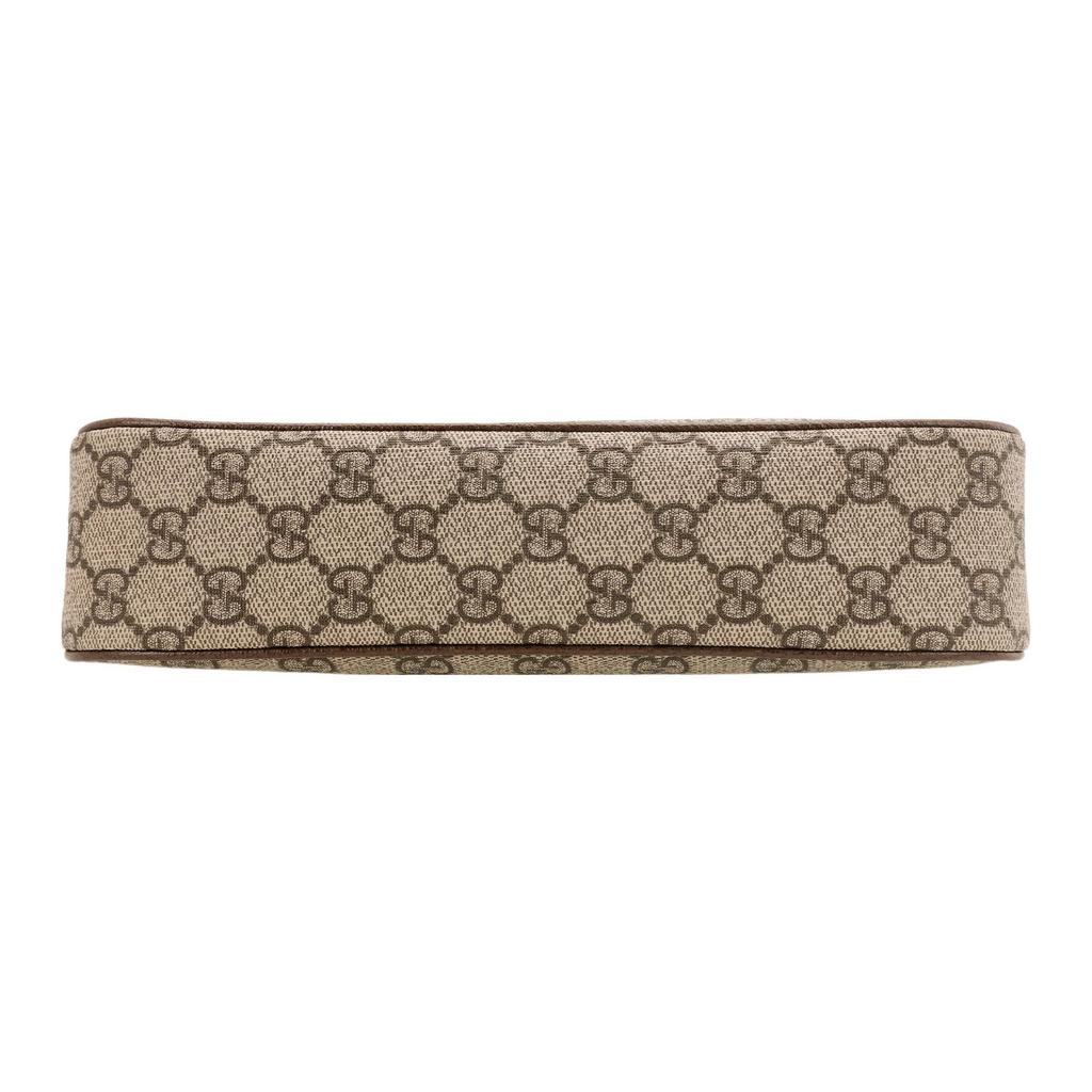 Gucci Ophidia Small Handbag Beige/Ebony Supreme Women Shoulder_bags Tan 735145-KAAAD-8358