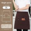 1Pcs Apron Canvas Multi Pocket Neck Proof Kitchen Cooking Baking Barber Gardening Work Apron