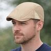 Casual Breathable Beret Men'S Hat Mesh Speed Drying Newsboy Cap Adjustable Forward Hat Outdoor