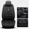 5- Seater Full Seat Universal Car Seat Cover, Breathable and Waterproof Faux Leather Automotive Seat Covers for Cars SUV Sedan