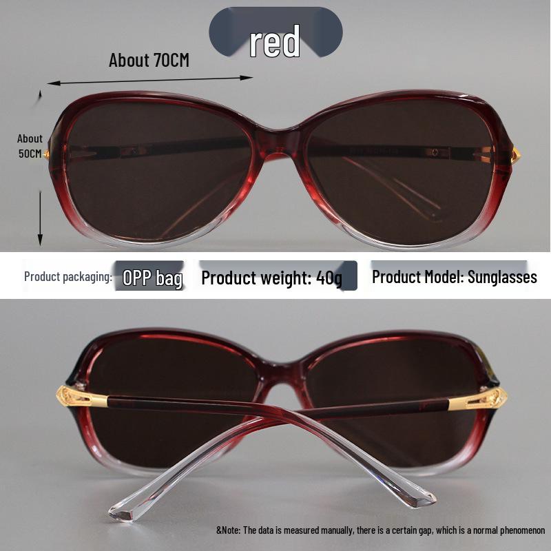 2025 Women's High-End Crystal Sunglasses with Tea-Colored Lenses and Full-Frame Protection