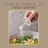 Breame Seasoning Shaker, Salt and Sugar Shaker, Spice Pot with Extendable Spoon, Heat-Resistant Glass Container, Moisture-Resistant, No Clumping, Styl