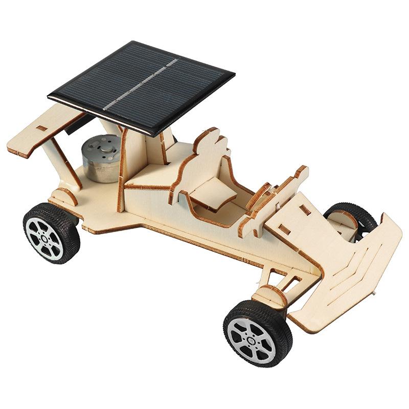 Solar Car Toy For Kids Mini Diy Assembled Energy Powered Car Kit Stem Educational Toys For Children Creativity Birthday Gift