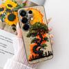 Für Tecno Camon 50 4G CN5 Cooles Drachen-Tiger-Muster Handyhülle Für Tecno Camon50 4G Schwarze Silikon-Weiche Hüllen Stoßfänger