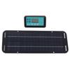 20W Solar Panel Black Solar Cell with Waterproof MPPT Controller for RV Home Vehicle Travel Camping