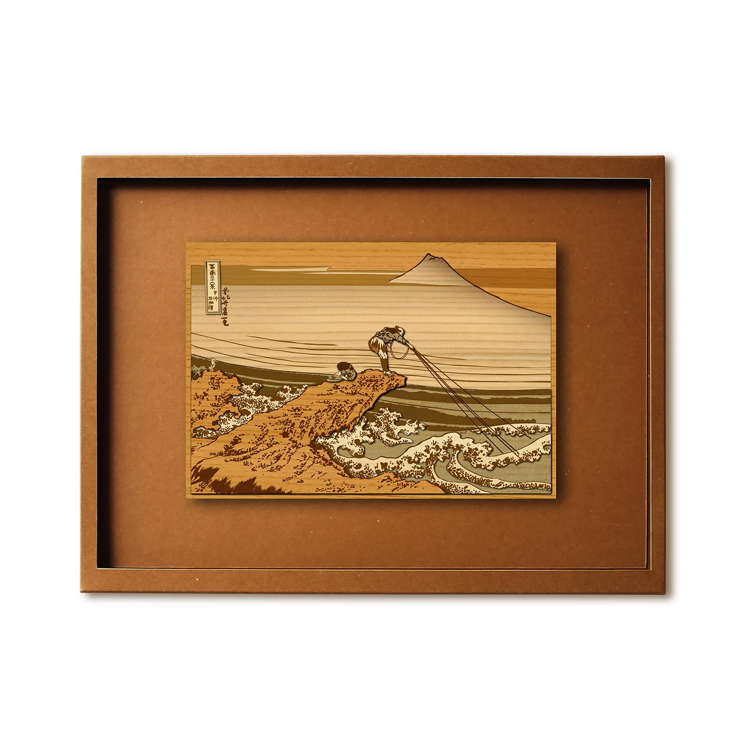 

KINOWA Koshu Ishibanzawa Woodblock Printing Kit, Original Handmade Ukiyo-e Kit, Hokusai s Thirty-six Views of Mount Fuji, Made in Japan