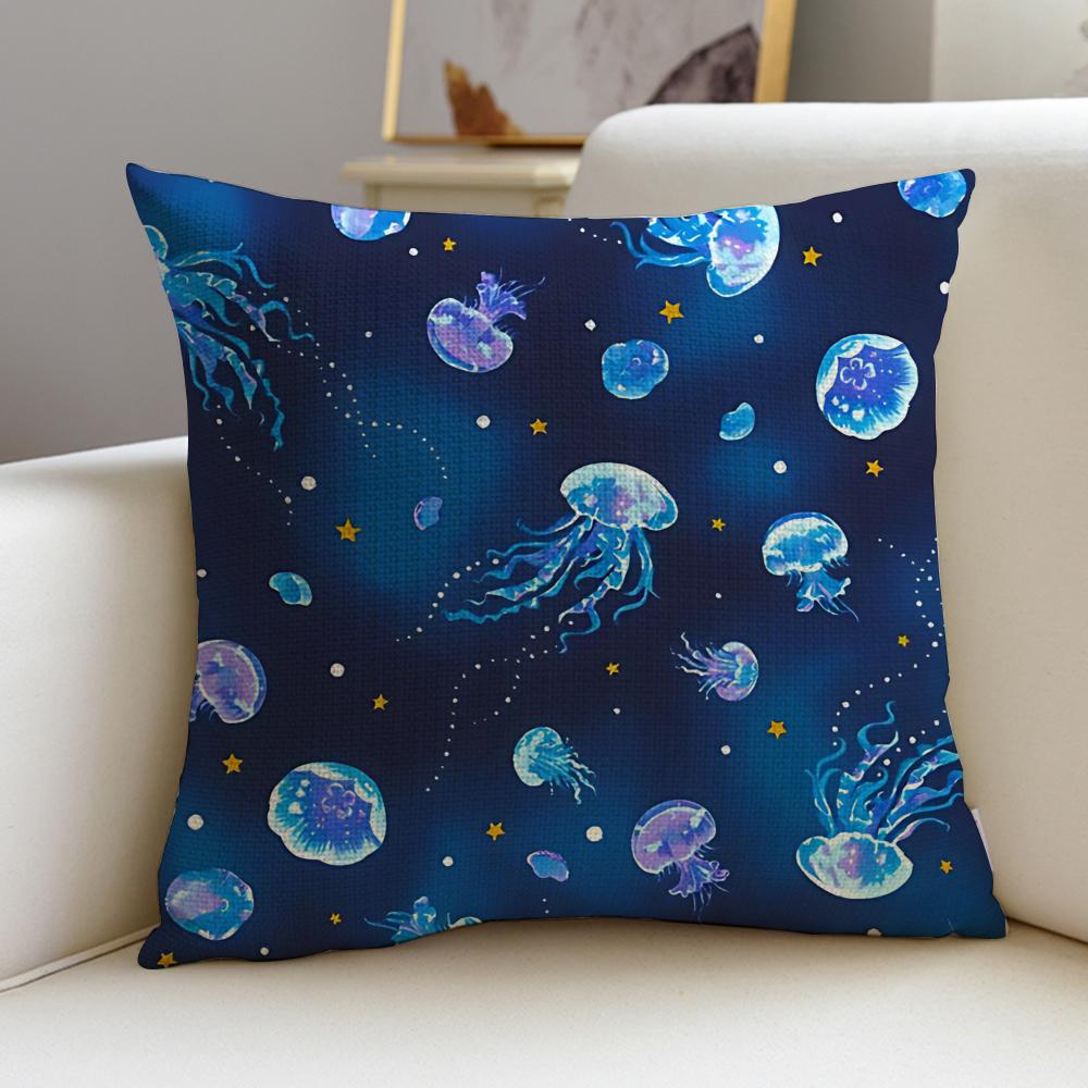 Elegant JJellyfishS Cushion Cover Pcs Linen Throw Pillow Covers x x Modern Home Decor