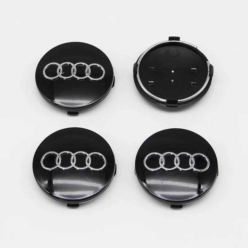2026 4Pcs 4F0601165N 60-135mm ABS Wheel Hubcap Cover For AQ4 Q7 Q5 Q3 A6 C7 A7 A5 A4 B9 A3 8V 8P Rim Replacement Tuning Accessory