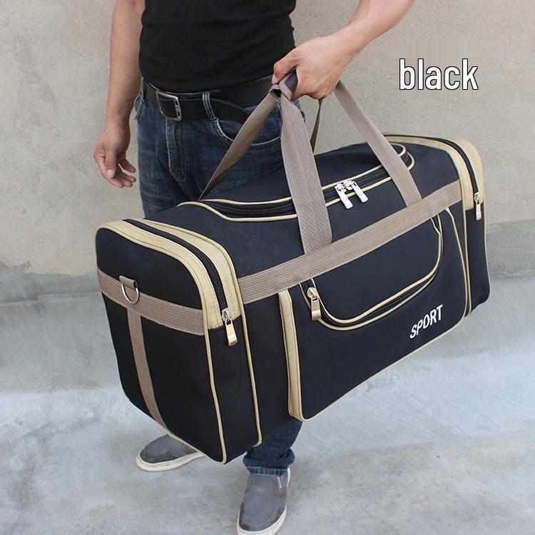 Oxford Cloth Waterproof Men’s Travel Handbag: Durable, Large-Capacity Large