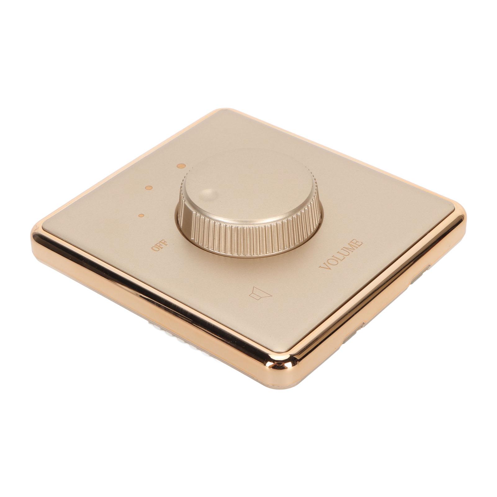 

Настенный регулятор громкости 10 Вт регулятор громкости настенная поворотная ручка регулятор громкости для дома золотой