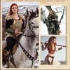 4Pcs High Quality Renaissance Accessories For Halloween Renaissance Cosplay