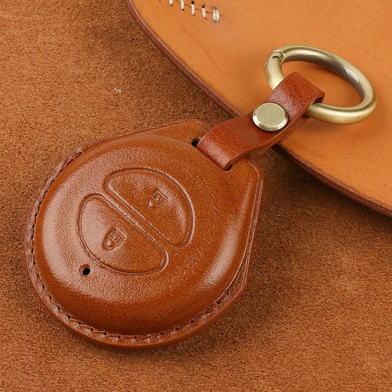 

For Indian Motorcycle Leather Key Cover Chief Black Horse Roadmaster Car Key Modification Decoration Protective Case