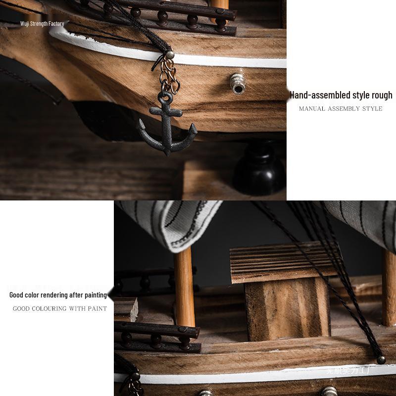 Sklandus buriavimas laivo modelis: Jūrinis dekoras svetainėms, vyno spintelėms, įėjimams ar knygų lentynoms