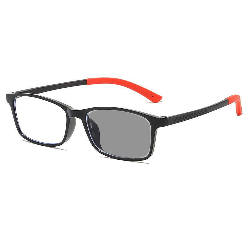 Ultra Light TR90 Photochromic Reading Glasses Sports Style Anti Slip and Anti Blue Light Glasses Outdoor Cycling Sun Protection