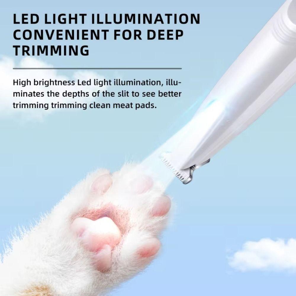 Waterproof Pet Electric Push Clippers USB Rechargeable Dog Clippers for Grooming Dogs Haircut