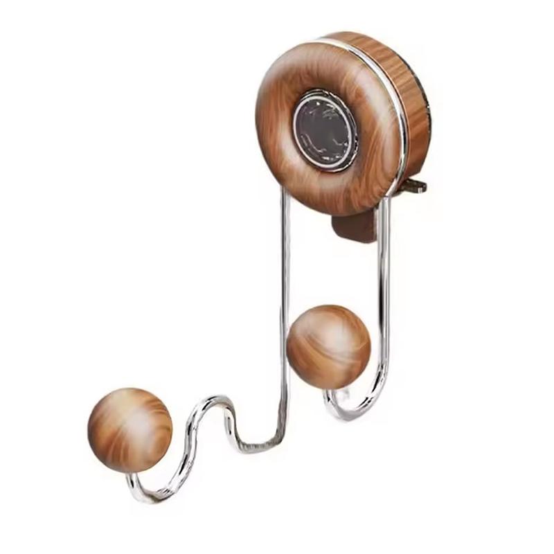 

Крючки на присосках с текстурой дерева, съемная полка для хранения пальто и шляп, самоклеящаяся вешалка для подвешивания, стена в ванной 15.7CM