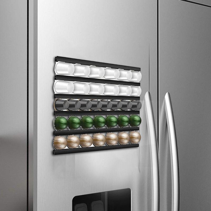 Coffee Pods Capsule Storage Rack 10pcs/set Self Adhesive Strips For kcup Nespressos Dolce Gusto Vertuoline Coffee Capsule Holder