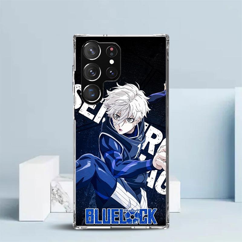 Blue Lock Nagi Seishiro Soft Cover for Samsung Galaxy S25 Edge S26 S24 S23 Ultra Phone Case S22 S21 Plus S20 FE Print Pattern Sh