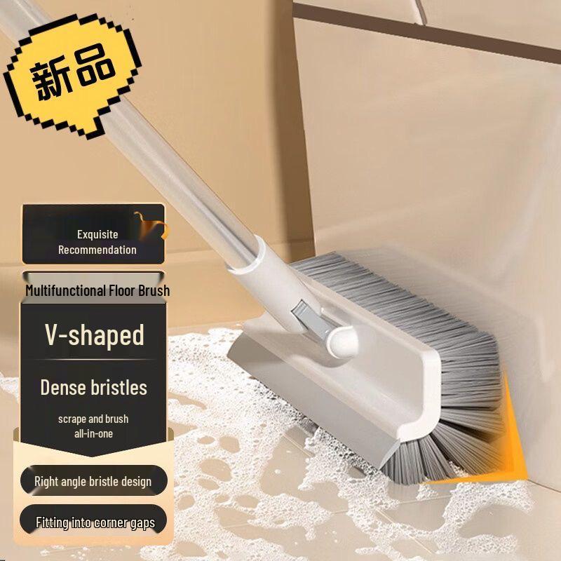 Long Handle Bathroom Floor and Crevice Scrub Brush