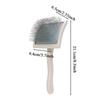 Dog Slicker Brush Pet Slicker Brush For Cats Dogs Loose Hair Removal Tool Shedding Comb With Wood Handle For Long Short Coat