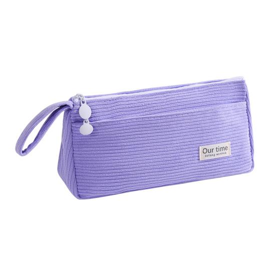 

Yousheng Corduroy Pencil Case Large Capacity Double-Layer Pencil Pouch for Middle School Office Cosmetic Bag Multi-Purpose Stationery Organizer for