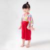 Erster Mahlzeit Hakama für Rotes Wasou Baby Japanische Traditionelle Kleidung [Yilaku] Mädchen, Strampler, Kleidung, Overall, Muster, Kleidung, Rot, Frühling/Sommer