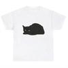 Black Cat Loaf Funny Kitten White TShirt