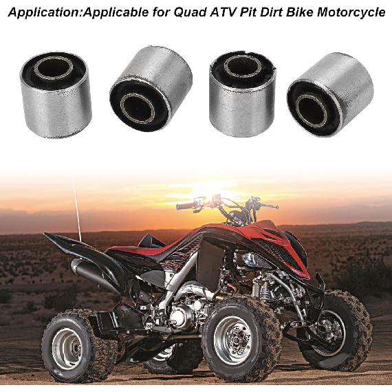 4Pcs Metal Rear Swing Arm Bushes 12mm 28mm 29mm Bushing Spacer Set for Quad ATV Pit Dirt Bike Motorcycle