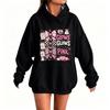Unisex Printed Long Sleeve Casual Hoodie Sweatshirt with Pockets for Men and Women