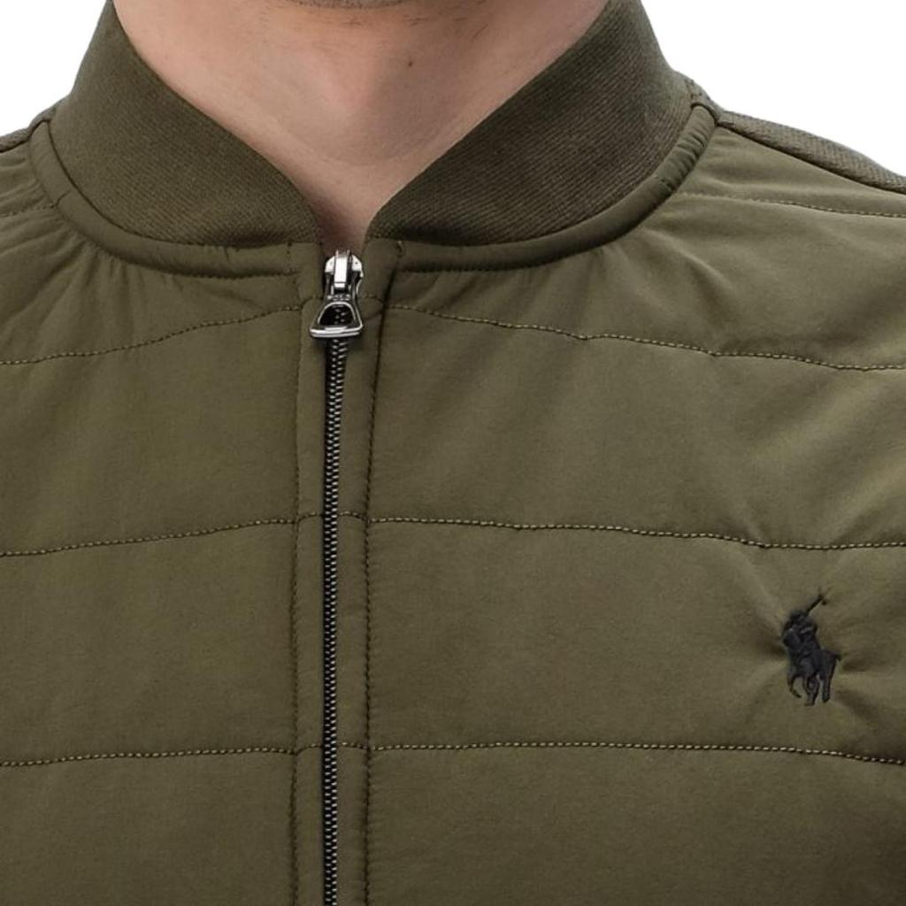 Polo Ralph Lauren FW26 Zipper Sleeveless Spliced Embroidered Vest Men vest 710952075-002