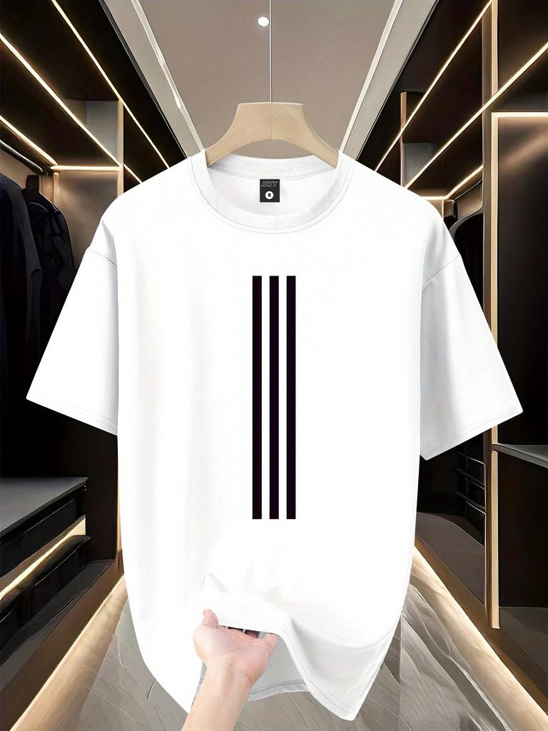 Mens Heavyweight 100 Cotton Graphic Tshirt Lightweight and Breathable Comfortable Casual Wear Trendy Machine Washable