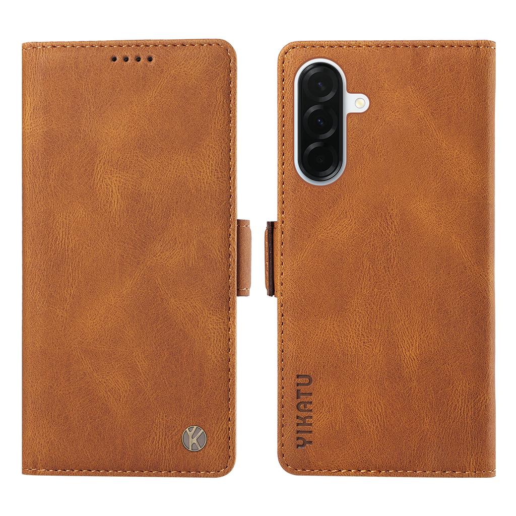 For Samsung Galaxy A37 5G Leather Case YIKATU YK-005 Skin-touch Feeling Wallet Phone Cover