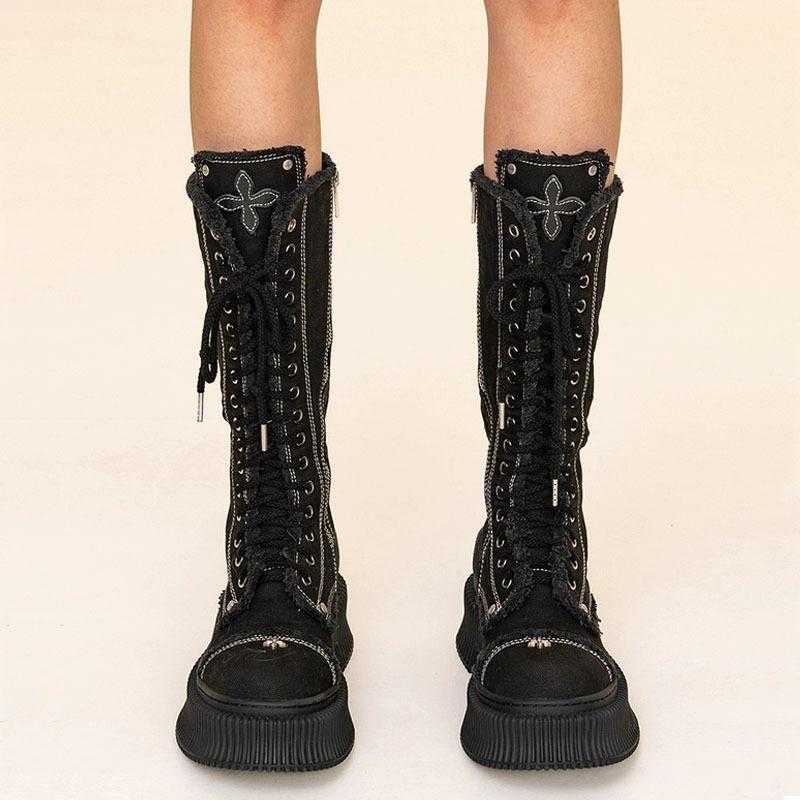 Fashion Women's Brown Leather Boots Genuine Vintage Boots Real Cowhide Western Cowboy Boot Medium Heel Boots Classic Desert Wasteland