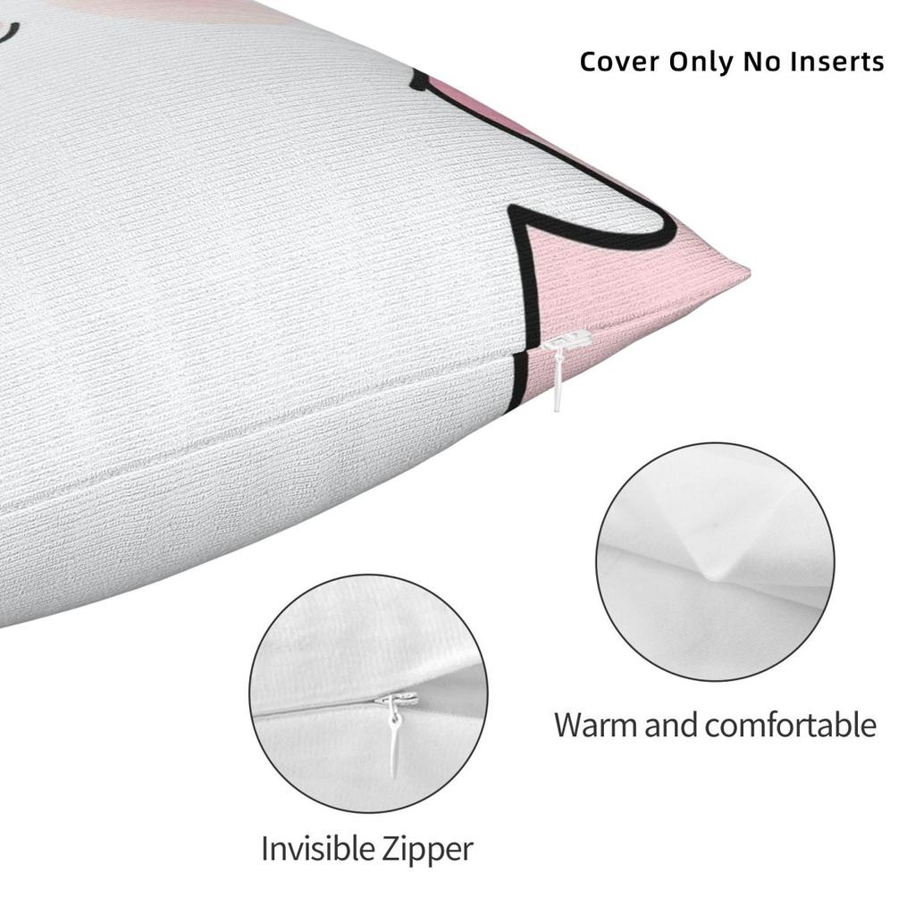 Cute Cartoon Ebichu Square Pillowcase Cushion Cover Pillow Case Throw Pillow Cover for Home Bedroom Car